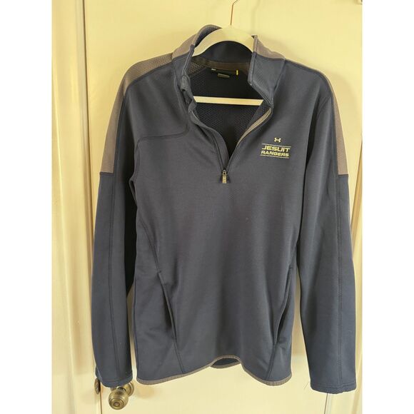 Jesuit Rangers College Preparatory School Under Armour LS 1/4 Zip Pullover Small - Picture 2 of 3